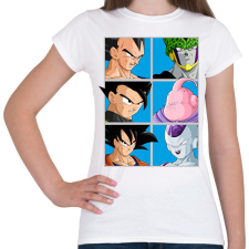 PRINTFASHION Dragon Ball - Női póló - Fehér női póló