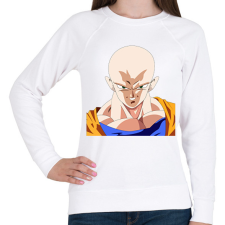 PRINTFASHION Dragon Ball - Női pulóver - Fehér női pulóver, kardigán