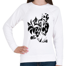 PRINTFASHION Dragon Ball - Női pulóver - Fehér
