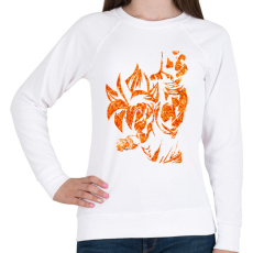PRINTFASHION Dragon Ball - Női pulóver - Fehér