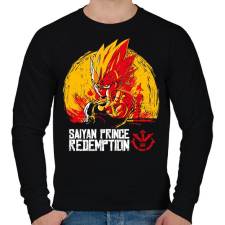 PRINTFASHION Dragon Ball Redemption - Férfi pulóver - Fekete férfi pulóver, kardigán