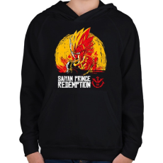 PRINTFASHION Dragon Ball Redemption - Gyerek kapucnis pulóver - Fekete