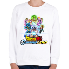 PRINTFASHION Dragon Ball Sparking Zero - Gyerek pulóver - Fehér