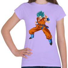 PRINTFASHION dragon ball ssj-goku - Női póló - Viola női póló