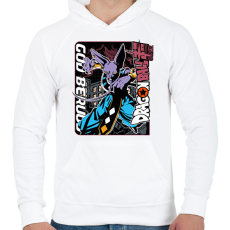 PRINTFASHION Dragon Ball Szuper - Férfi kapucnis pulóver - Fehér