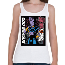 PRINTFASHION Dragon Ball szuper - Női atléta - Fehér