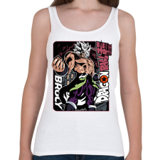 PRINTFASHION Dragon Ball Szuper - Női atléta - Fehér női trikó