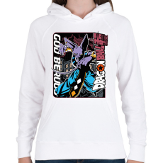 PRINTFASHION Dragon Ball Szuper - Női kapucnis pulóver - Fehér