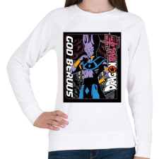 PRINTFASHION Dragon Ball szuper - Női pulóver - Fehér női pulóver, kardigán