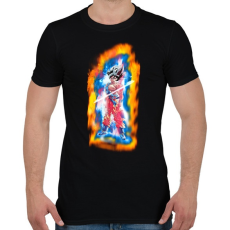 PRINTFASHION Dragon ball- ultra-instinct-aura - Férfi póló - Fekete