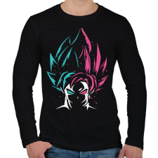 PRINTFASHION Dragon Ball Z - Férfi hosszú ujjú póló - Fekete férfi póló