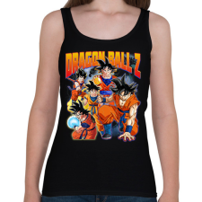 PRINTFASHION Dragon Ball Z - Goku - Női atléta - Fekete női trikó