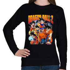 PRINTFASHION Dragon Ball Z - Goku - Női pulóver - Fekete női pulóver, kardigán