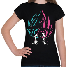 PRINTFASHION Dragon Ball Z - Női póló - Fekete