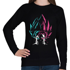 PRINTFASHION Dragon Ball Z - Női pulóver - Fekete női pulóver, kardigán