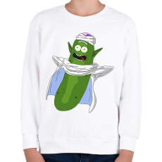 PRINTFASHION Dragon Ball Z Piccolo Pickle - Gyerek pulóver - Fehér