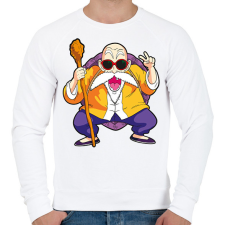 PRINTFASHION Dragonbaal - Zseniális Teknős - Férfi pulóver - Fehér férfi pulóver, kardigán