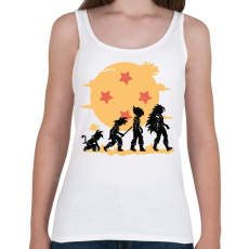 PRINTFASHION Dragonball evolúció - Női atléta - Fehér