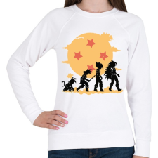 PRINTFASHION Dragonball evolúció - Női pulóver - Fehér női pulóver, kardigán