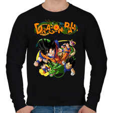 PRINTFASHION Dragonball - Férfi pulóver - Fekete férfi pulóver, kardigán