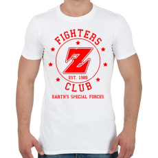 PRINTFASHION Dragonball Fighters Z Club - Férfi póló - Fehér