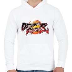 PRINTFASHION Dragonball FighterZ - Férfi kapucnis pulóver - Fehér