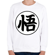 PRINTFASHION DRAGONBALL - Gyerek pulóver - Fehér gyerek pulóver, kardigán