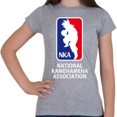 PRINTFASHION Dragonball kosárlabda - Női póló - Sport szürke