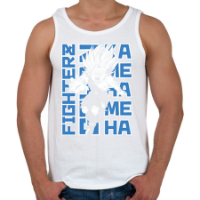 PRINTFASHION Dragonball - Son Gohan kamehameha - Férfi atléta - Fehér atléta, trikó