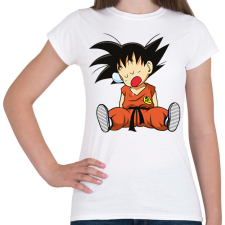 PRINTFASHION Dragonball - Songoku - Női póló - Fehér női póló