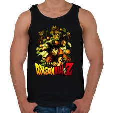 PRINTFASHION dragonball Z - Férfi atléta - Fekete atléta, trikó