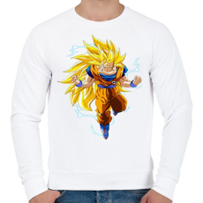 PRINTFASHION Dragonball Z - Férfi pulóver - Fehér