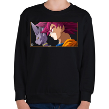 PRINTFASHION DragonBall Z - Gyerek pulóver - Fekete gyerek pulóver, kardigán