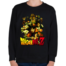 PRINTFASHION dragonball Z - Gyerek pulóver - Fekete gyerek pulóver, kardigán