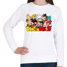 PRINTFASHION Dragonball Z - Női pulóver - Fehér