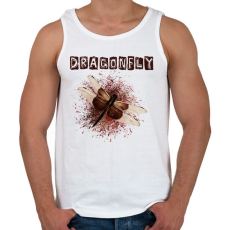 PRINTFASHION dragonfly1 - Férfi atléta - Fehér