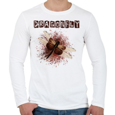 PRINTFASHION dragonfly1 - Férfi hosszú ujjú póló - Fehér