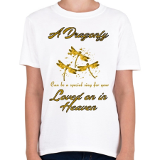PRINTFASHION dragonfly - Gyerek póló - Fehér gyerek póló