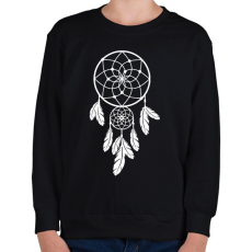 PRINTFASHION Dreamcatcher - Gyerek pulóver - Fekete