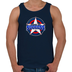 PRINTFASHION Dressed for Success - Férfi atléta - Sötétkék