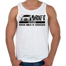 PRINTFASHION Drift az életem - Férfi atléta - Fehér