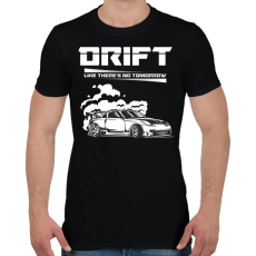 PRINTFASHION Drift - Férfi póló - Fekete