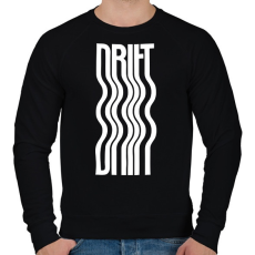 PRINTFASHION Drift - Férfi pulóver - Fekete