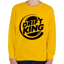 PRINTFASHION Drift King - Gyerek pulóver - Sárga gyerek pulóver, kardigán