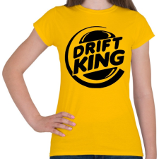 PRINTFASHION Drift King - Női póló - Sárga női póló