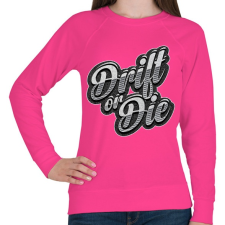 PRINTFASHION Drift or Die - Női pulóver - Fukszia női pulóver, kardigán