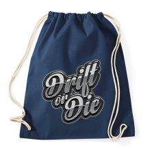PRINTFASHION Drift or Die - Sportzsák, Tornazsák - Sötétkék tornazsák