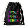 PRINTFASHION DRINK-DRANK-DRUNK - Sportzsák, Tornazsák - Fekete
