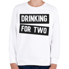 PRINTFASHION Drink for two - Gyerek pulóver - Fehér gyerek pulóver, kardigán