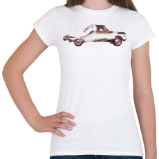 PRINTFASHION Drive me back home 3 - Női póló - Fehér